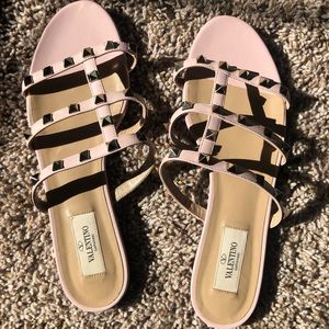 Valentino Garavani Rockstud Slide Sandal